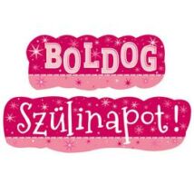 BSZ rózsaszín szülinapi banner