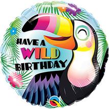 18 inch-es Have a Wild Birthday - Tukán Szülinapi Fólia Lufi