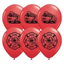11 inch-es Fire Department (Tűzoltóság) Red Lufi