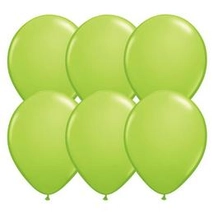 11 inch-es Lime Green (Fashion) Kerek Lufi (25 db/csomag)