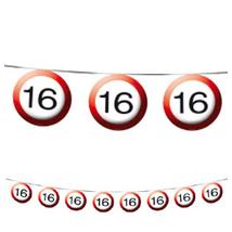 16-os sebességkorlátozó parti füzér 