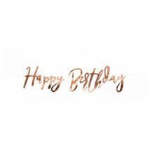 ROSEGOLD HAPPY BIRTHDAY FELIRAT