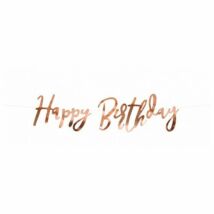 ROSEGOLD HAPPY BIRTHDAY FELIRAT