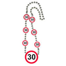 30-as sebességkorlátozó parti nyaklánc