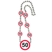 50-es sebességkorlátozó parti nyaklánc