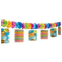 Totally Tiki Hawaii Lampion Girland - 3,7 m