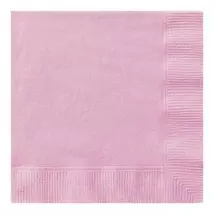 Pink Papír Parti Szalvéta - 33 cm x 33 cm, 20 db-os