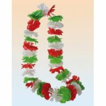 Piros-Fehér-Zöld Hawaii Szurkolói Nyakfüzér