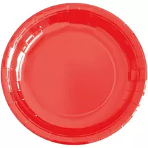 piros parti tányér