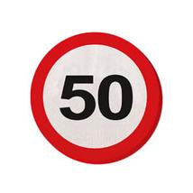 50. Számos Sebességkorlátozó Születésnapi Party Szalvéta - 30 cm, 20 db-os