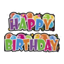 Happy birthday szülinapi party banner