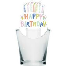Happy Birthday Feliratú Szülinapi Pohárjelölő