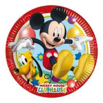 Mikiegér Playful Mickey Party Papírtányér - 23 cm, 8 db-os