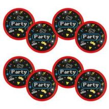 Videójáték - Gaming Party Papír Parti Tányér