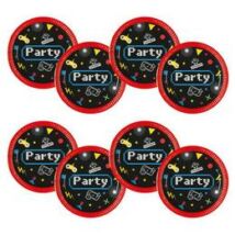 Videójáték - Gaming Party Papír Parti Tányér
