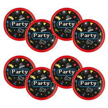 Videójáték - Gaming Party Papír Parti Tányér