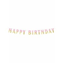 Happy Birthday papír felirat 