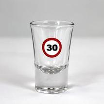 30-as Számos Sebességkorlátozó Szülinapi Feles Üvegpohár