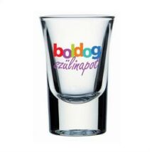 Boldog Szülinapot Feliratú Feles Üvegpohár