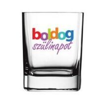 Boldog Szülinapot Feliratú Whiskey-s Üve
