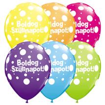 16 inch-es Boldog Szülinapot Big Polka Dots Asst. Szülinapi Lufi