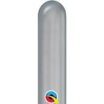 260q chrome ezüst modellező lufi