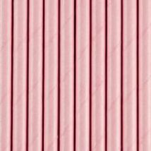 Papír szívószál, light pink 