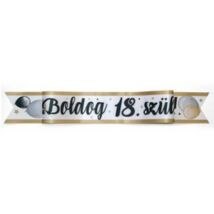 Boldog 18. szülinapot elegáns vállszalag