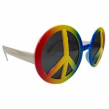 Hippi szemüveg béke jellel