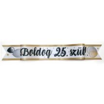 Boldog 25. szülinapot elegáns vállszalag