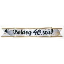 Boldog 40. szülinapot elegáns vállszalag