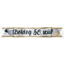 Boldog 50. szülinapot elegáns vállszalag