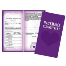 Nagymama bizonyítvány