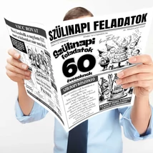 60 éveseknek szülinapi feladatok újság