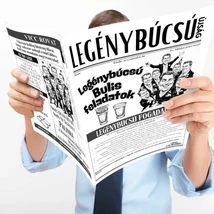 Legénybúcsú újság