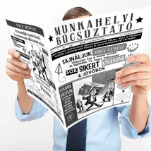 Munkahelyi búcsúztató újság