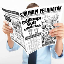 Szülinapi buli feladatok újság