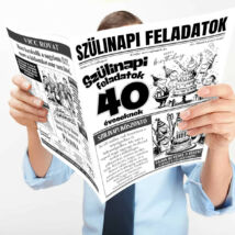 40 éveseknek szülinapi feladatok újság
