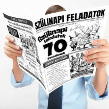 70 éveseknek szülinapi újság