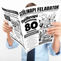 80 éveseknek szülinapi feladatok újság