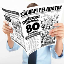 80 éveseknek szülinapi feladatok újság