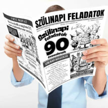 90 éveseknek szülinapi feladatok újság