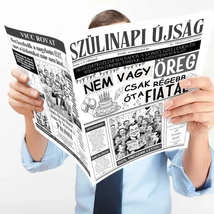Nem vagy öreg.... szülinapi újság