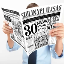 30 nem öreg ... szülinapi újság