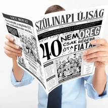 40 nem öreg... szülinapi újság