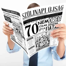70 nem öreg... szülinapi újság