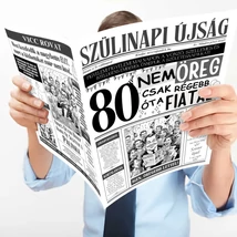 80 nem öreg... szülinapi újság