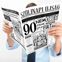 90 nem öreg... szülinapi újság