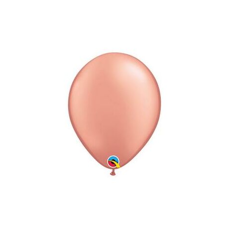 12 inch-es metallic rose gold gumi lufi