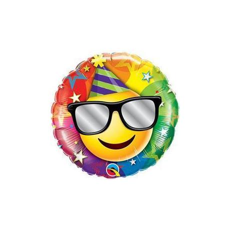 18 inch-es Birthday Smiley Születésnapi Fólia Léggömb